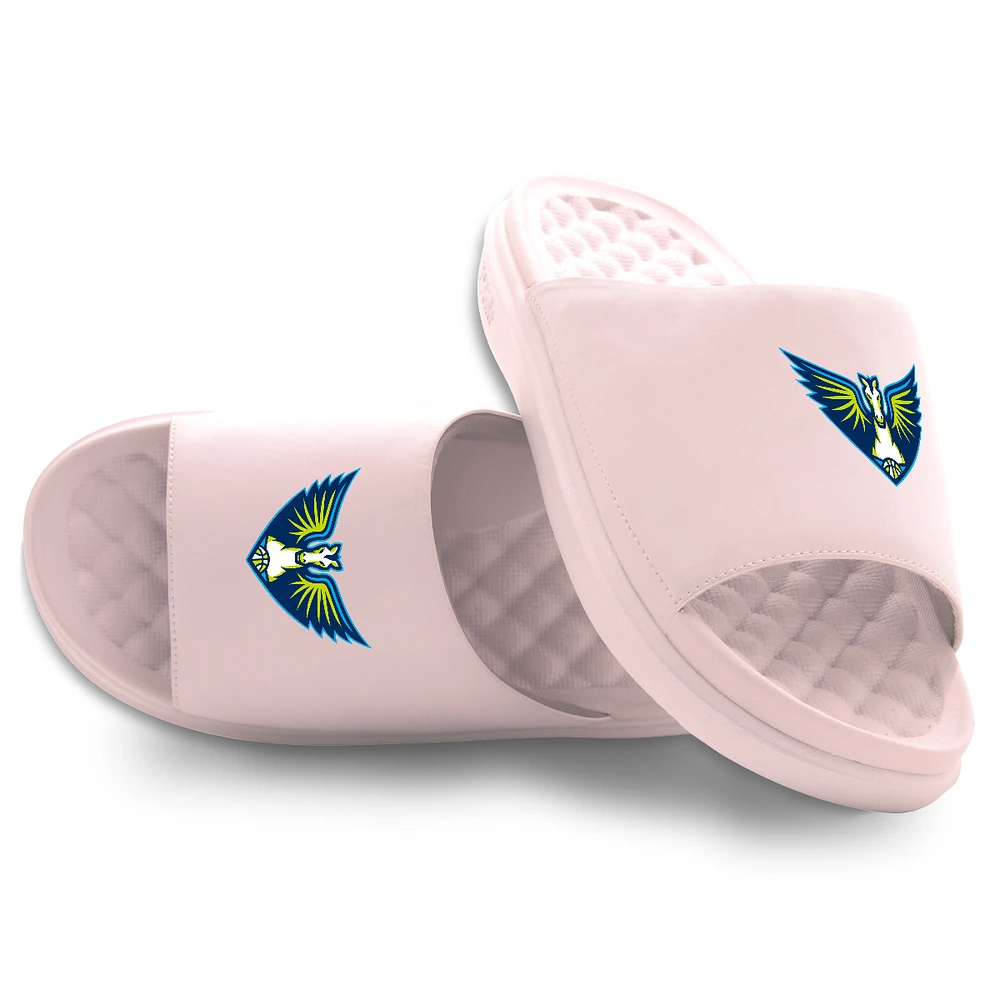 Youth ISlide Pink Dallas Wings Primary Motive Slide Sandals