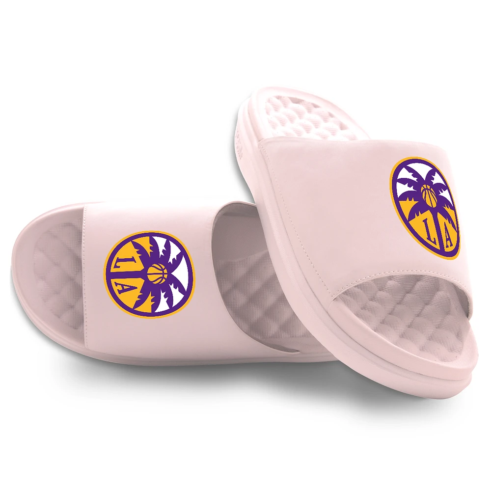 Youth ISlide Pink Los Angeles Sparks Primary Motive Slide Sandals