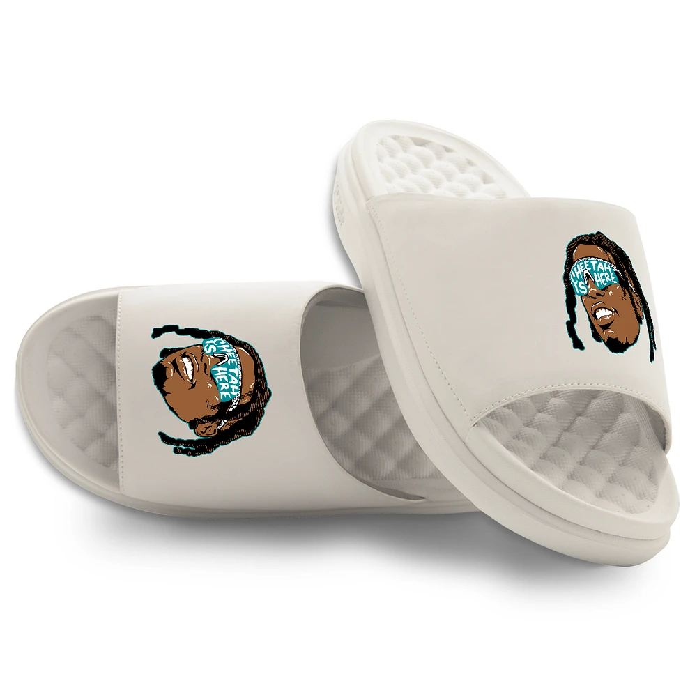 Youth ISlide Tyreek Hill Cream Primary Motive Slide Sandals