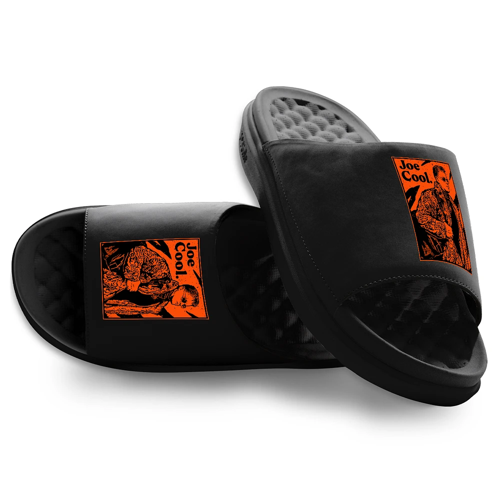 Youth ISlide Joe Burrow Black Primary Motive Slide Sandals