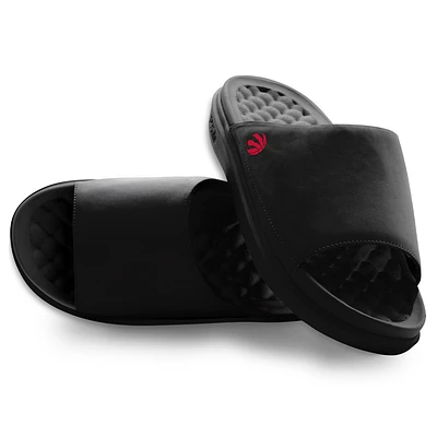 Unisex ISlide Black Toronto Raptors Minimalistic Motive Slide Sandals