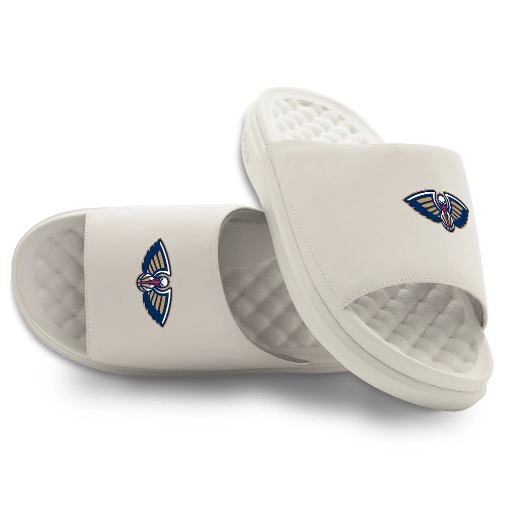 Unisex ISlide Cream New Orleans Pelicans Primary Motive Slide Sandals