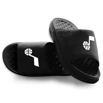 Unisex ISlide Black Utah Jazz Primary Motive Slide Sandals