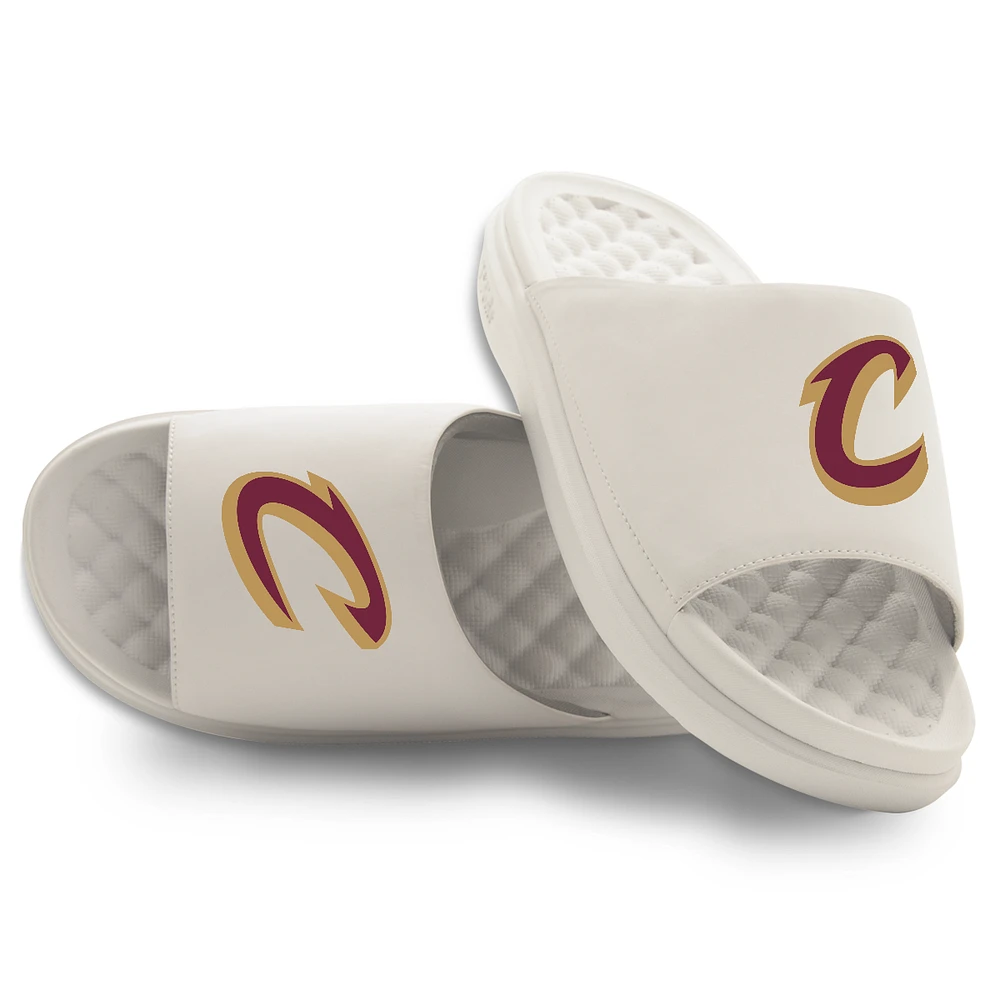 Unisex ISlide Cream Cleveland Cavaliers Primary Motive Slide Sandals