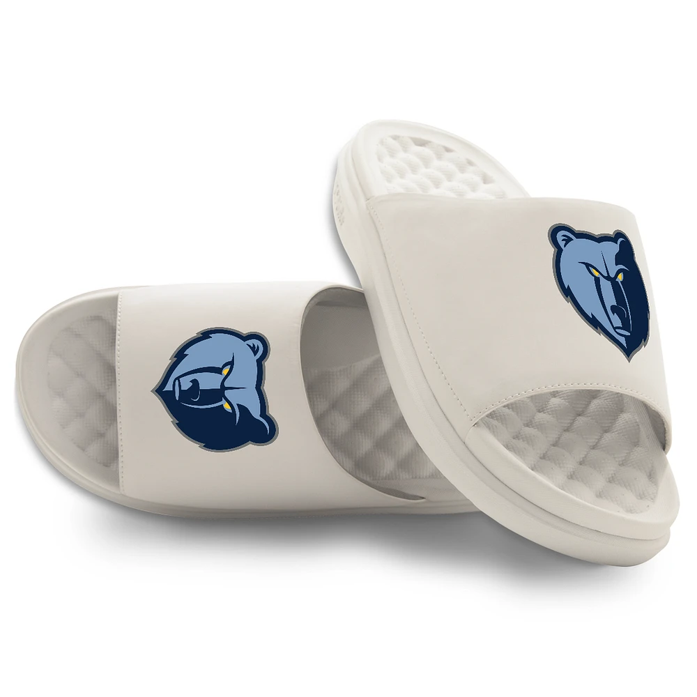 Unisex ISlide Cream Memphis Grizzlies Primary Motive Slide Sandals