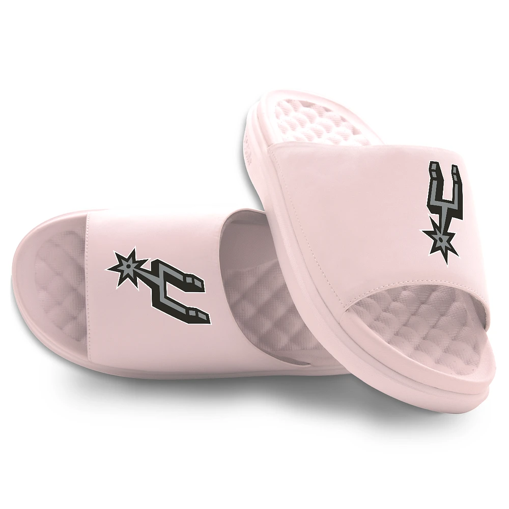 Unisex ISlide Pink San Antonio Spurs Primary Motive Slide Sandals