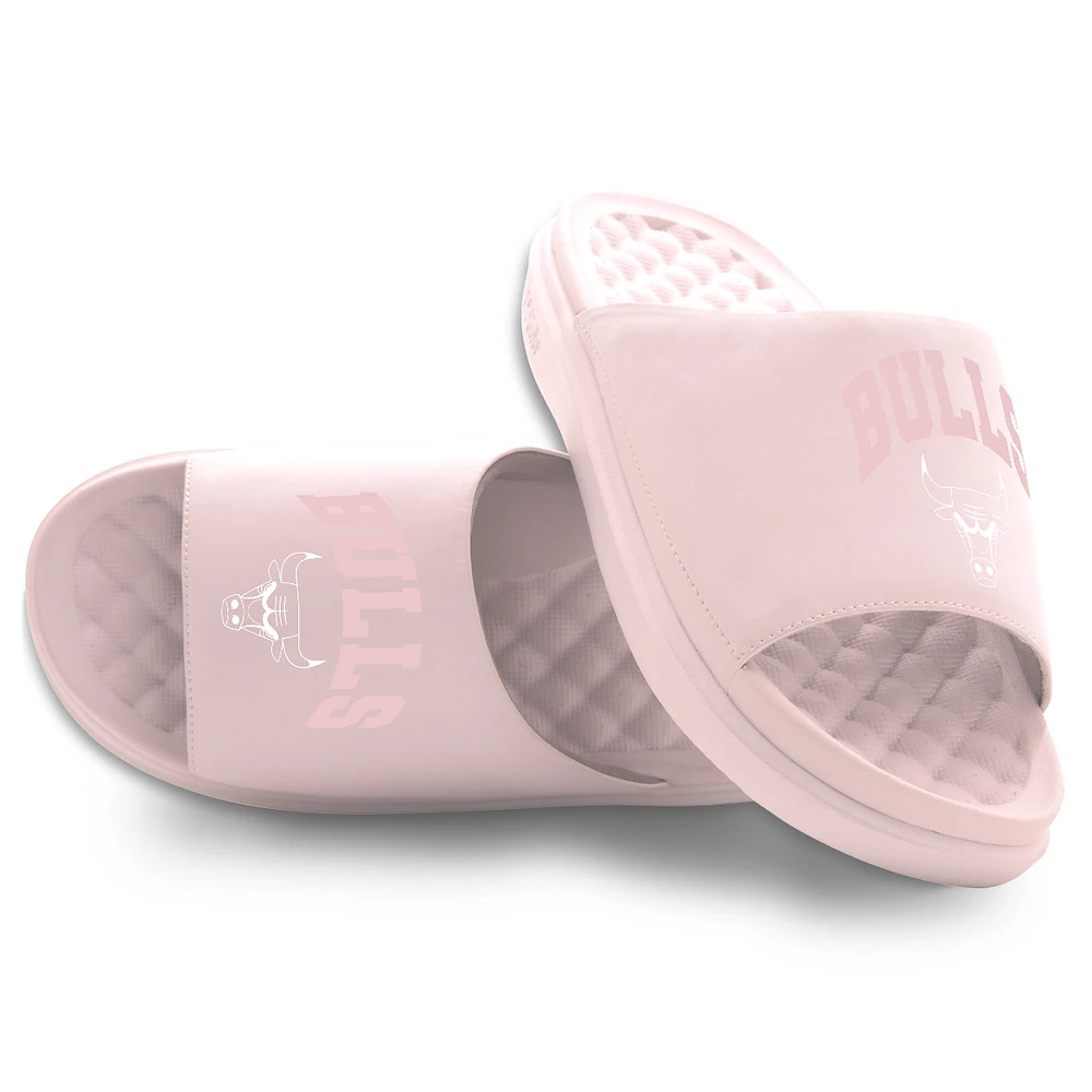 Unisex ISlide Pink Chicago Bulls Tonal Pop Motive Slide Sandals