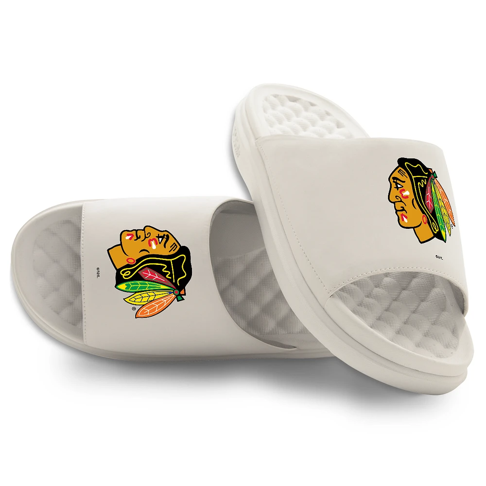Unisex ISlide Chicago Blackhawks Primary Motive Slide Sandals