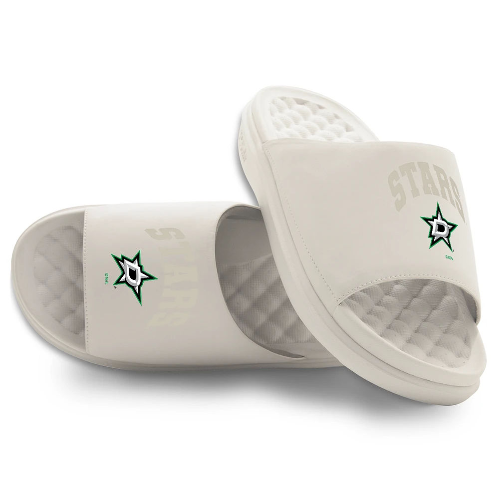 Unisex ISlide Cream Dallas Stars Tonal Pop Motive Slide Sandals