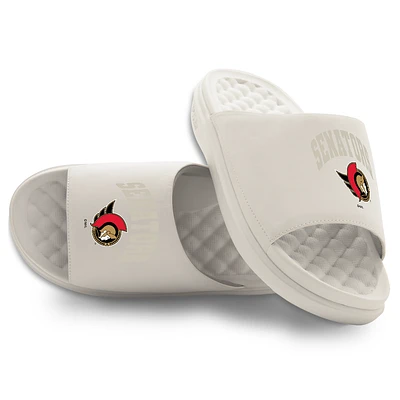 Unisex ISlide Cream Ottawa Senators Tonal Pop Motive Slide Sandals