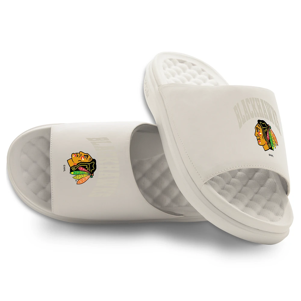 Unisex ISlide Chicago Blackhawks Tonal Pop Motive Slide Sandals