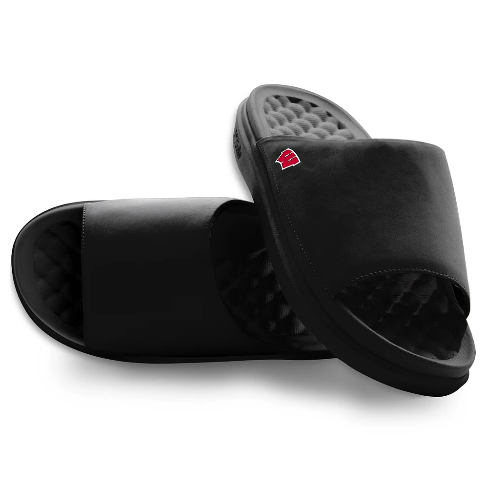 Unisex ISlide Wisconsin Badgers Minimalistic Motive Slide Sandals