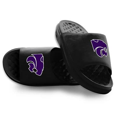 Unisex ISlide Black Kansas State Wildcats Primary Motive Slide Sandals