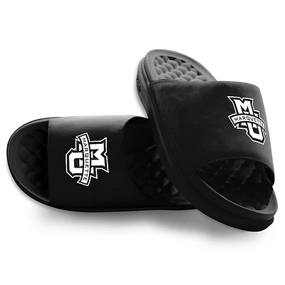 Unisex ISlide Black Marquette Golden Eagles Primary Motive Slide Sandals