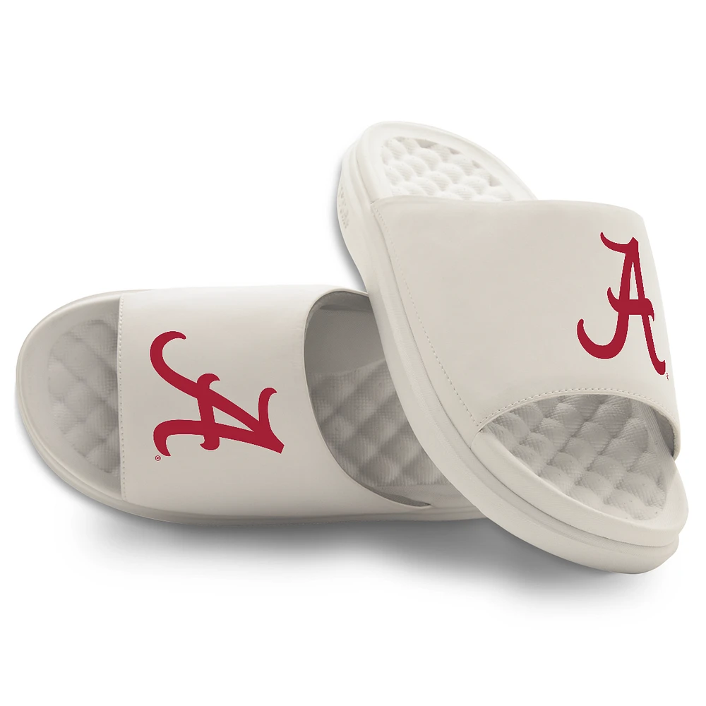 Unisex ISlide Cream Alabama Crimson Tide Primary Motive Slide Sandals