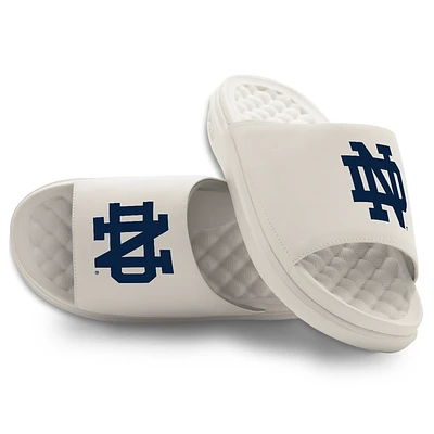 Unisex ISlide Cream Notre Dame Fighting Irish Primary Motive Slide Sandals