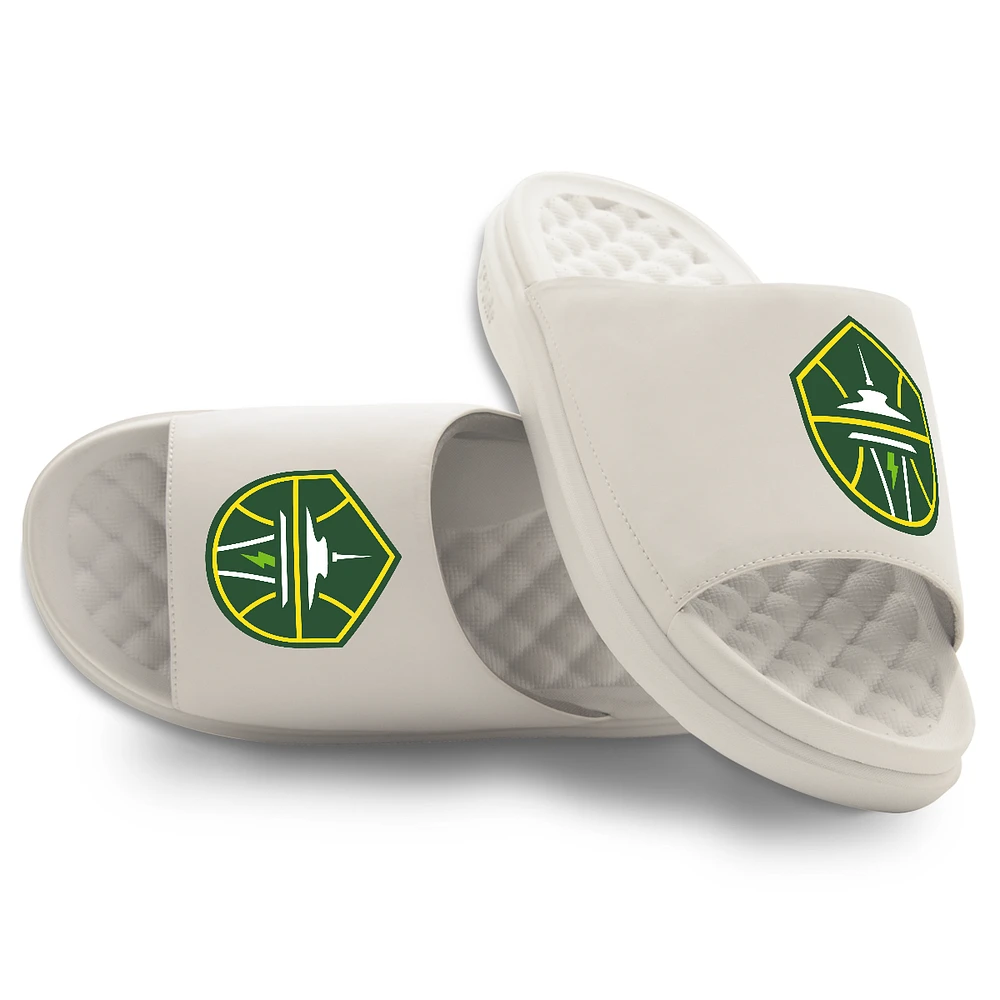Unisex ISlide Cream Seattle Storm Primary Motive Slide Sandals