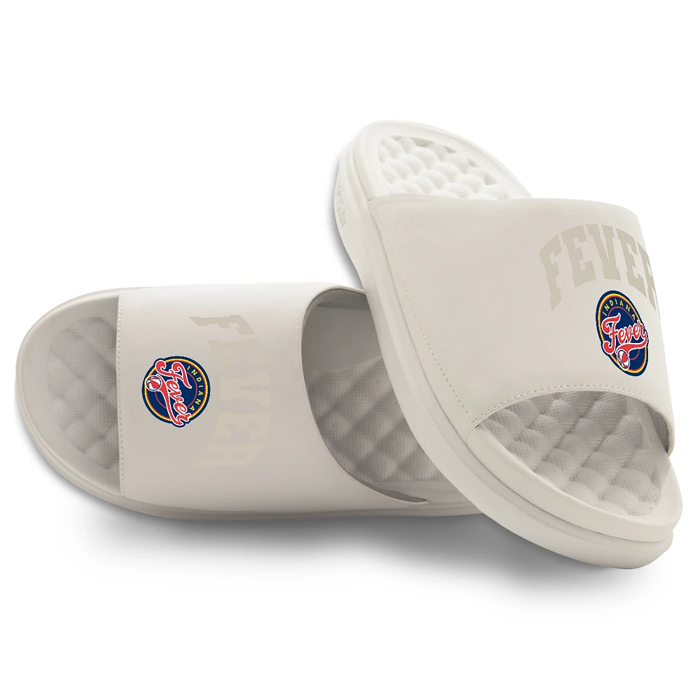 Unisex ISlide Cream Indiana Fever Tonal Pop Motive Slide Sandals