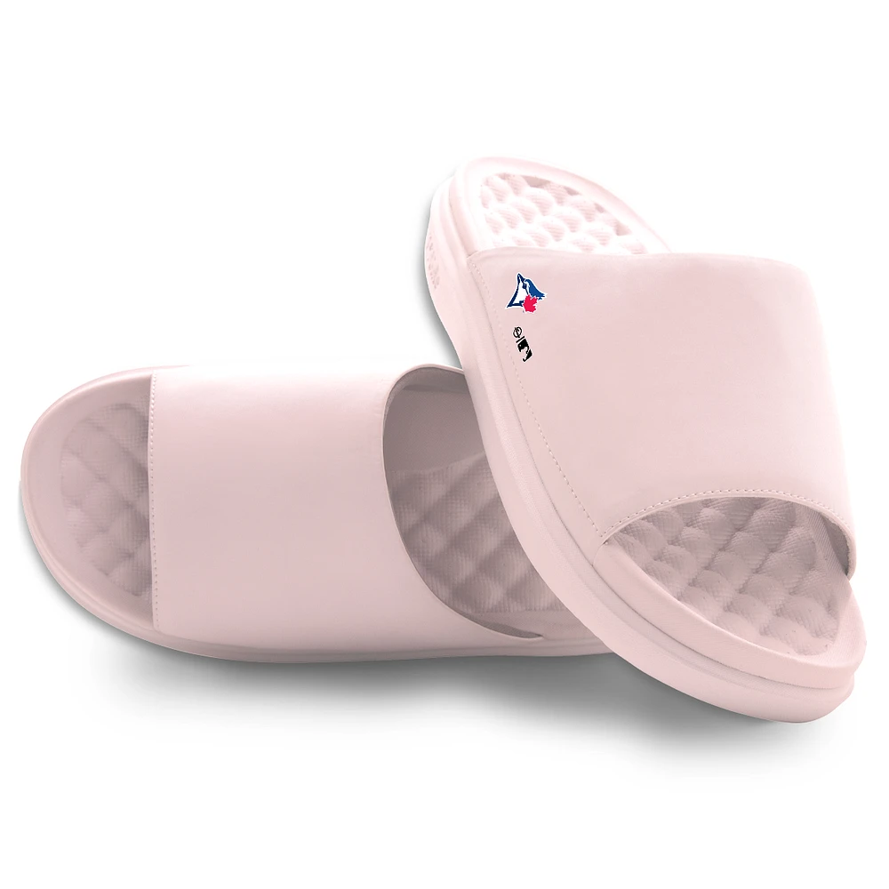 Unisex ISlide Pink Toronto Blue Jays Minimalistic Motive Slide Sandals