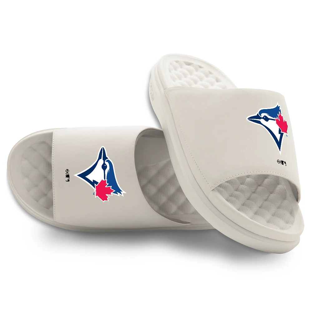 Unisex ISlide Cream Toronto Blue Jays Primary Motive Slide Sandals