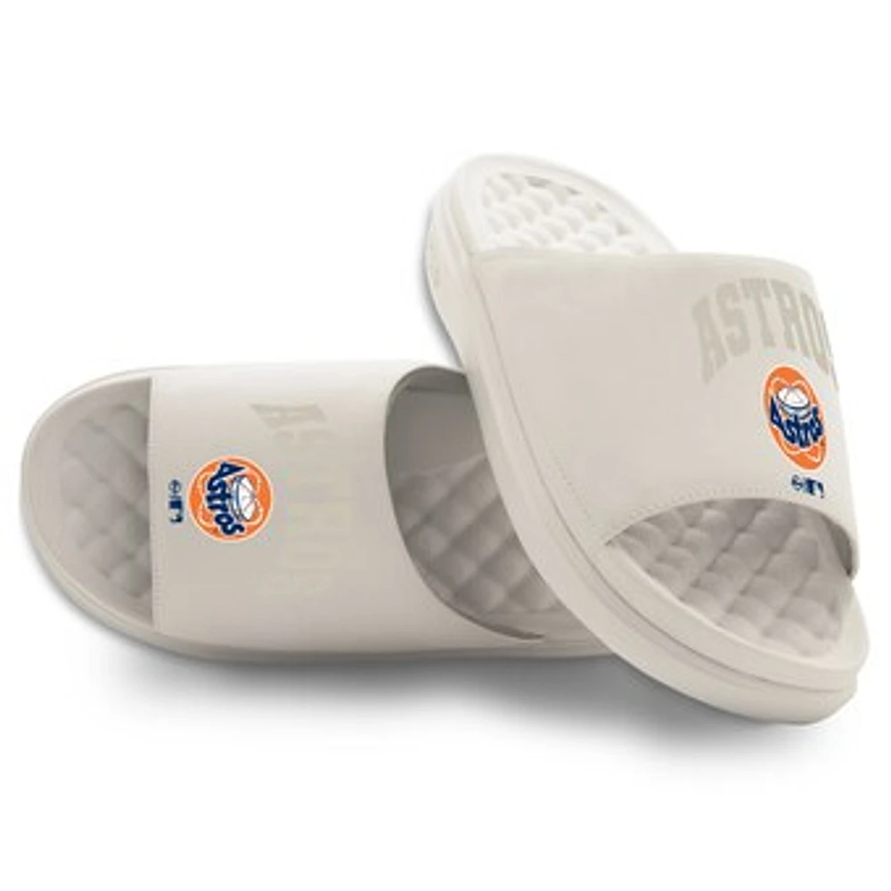Unisex ISlide Cream Houston Astros Tonal Pop Motive Slide Sandals
