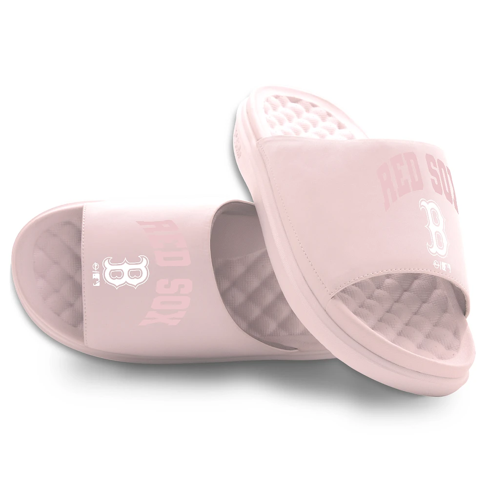 Unisex ISlide Pink Boston Red Sox Tonal Pop Motive Slide Sandals