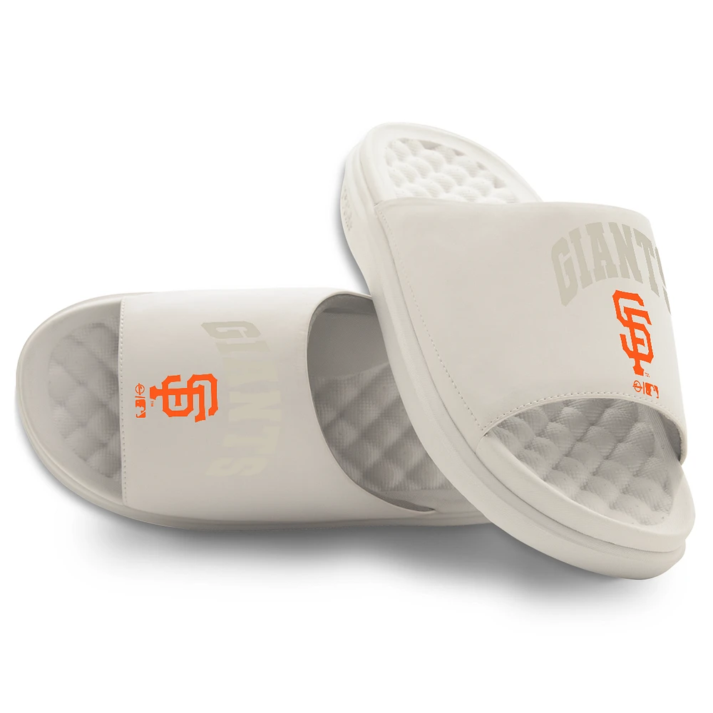 Unisex ISlide Cream San Francisco Giants Tonal Pop Motive Slide Sandals