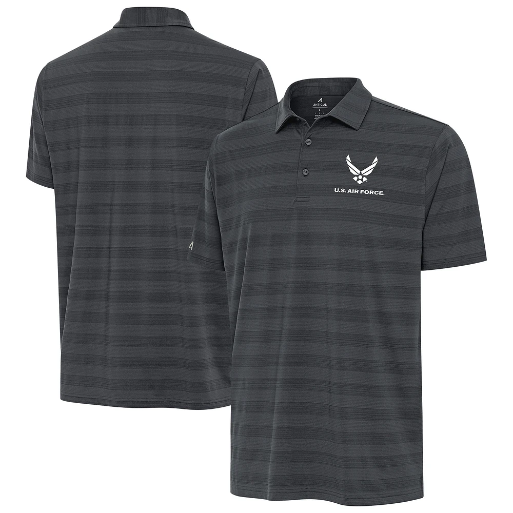 Men's Antigua Pewter Air Force Tunnel Polo