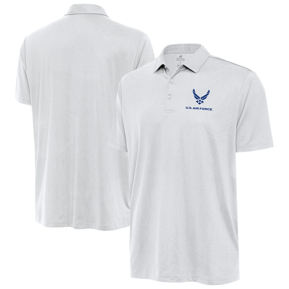 Men's Antigua White Air Force Ellipse Polo