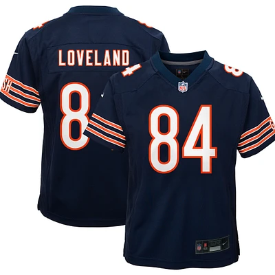 Youth Nike Colston Loveland Navy Chicago Bears Game Jersey