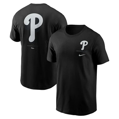 Men's Nike Black Philadelphia Phillies Lights Out Bar Loading T-Shirt