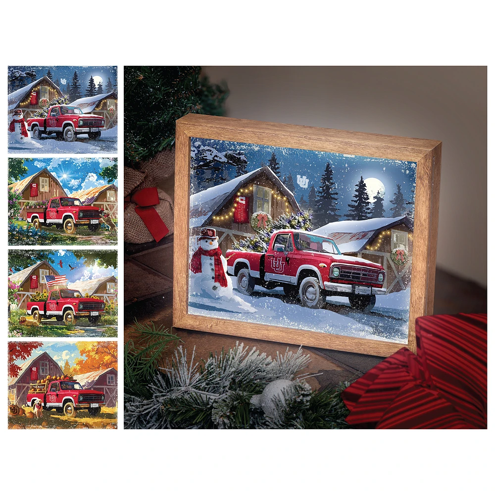 Utah Utes 12" x 11" Four Seasons LED Light Box