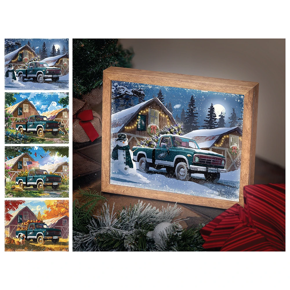 Philadelphia Eagles 12" x 11" Four Seasons LED Light Box
