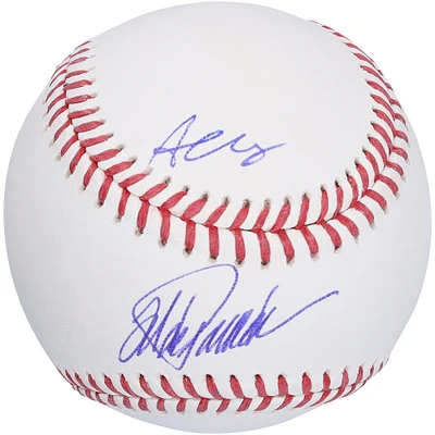Jorge Posada & Austin Wells New York Yankees Autographed Baseball