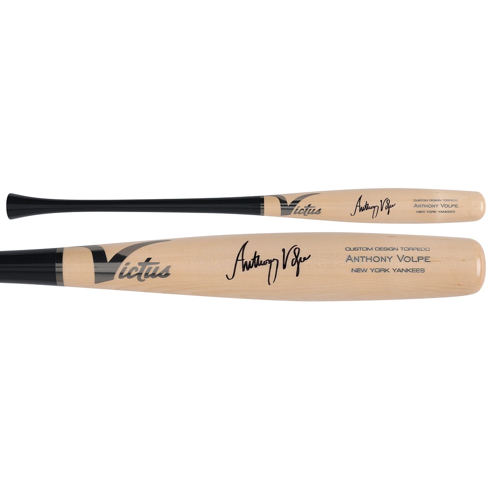 Anthony Volpe New York Yankees Autographed Victus Game Model Torpedo Bat