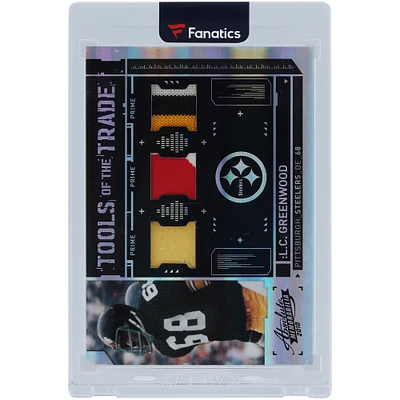 LC Greenwood Pittsburgh Steelers 2010 Panini Absolute Triple GU Relic #45 #46/49 Card