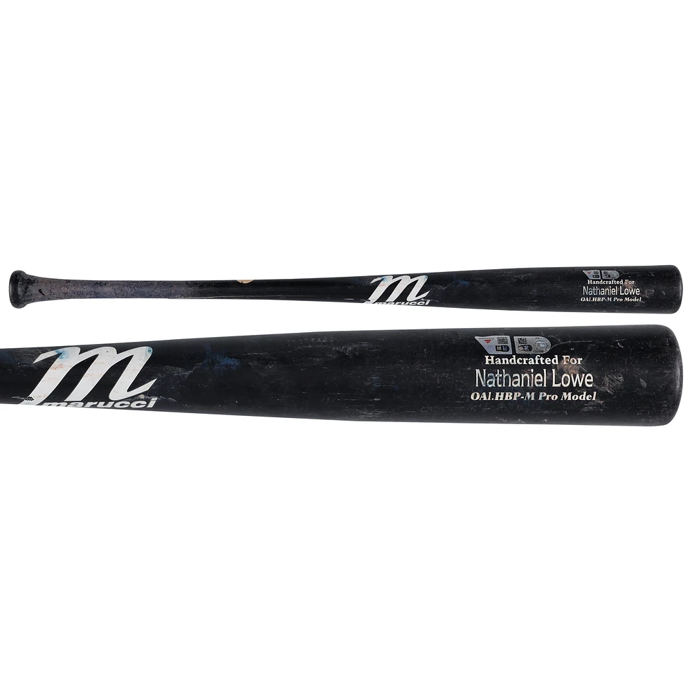 Nathaniel Lowe Washington Nationals Game-Used Black Marucci Broken Bat vs. Pittsburgh Pirates on April 15, 2025
