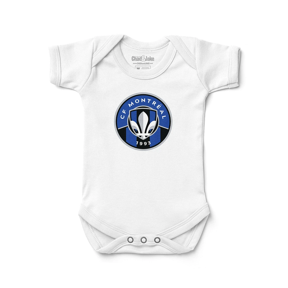 Infant Chad & Jake White CF Montreal Bodysuit