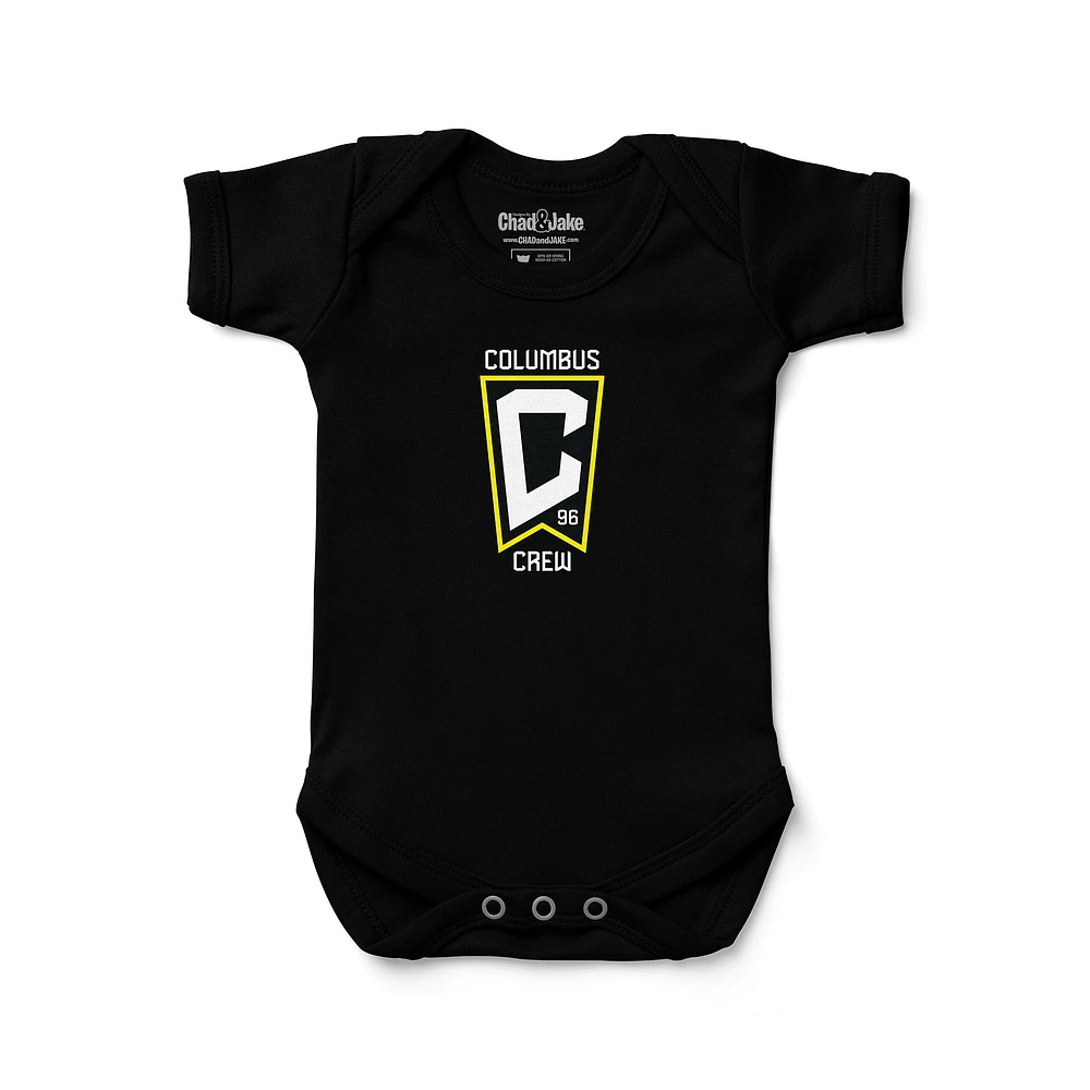 Infant Chad & Jake Black Columbus Crew Bodysuit