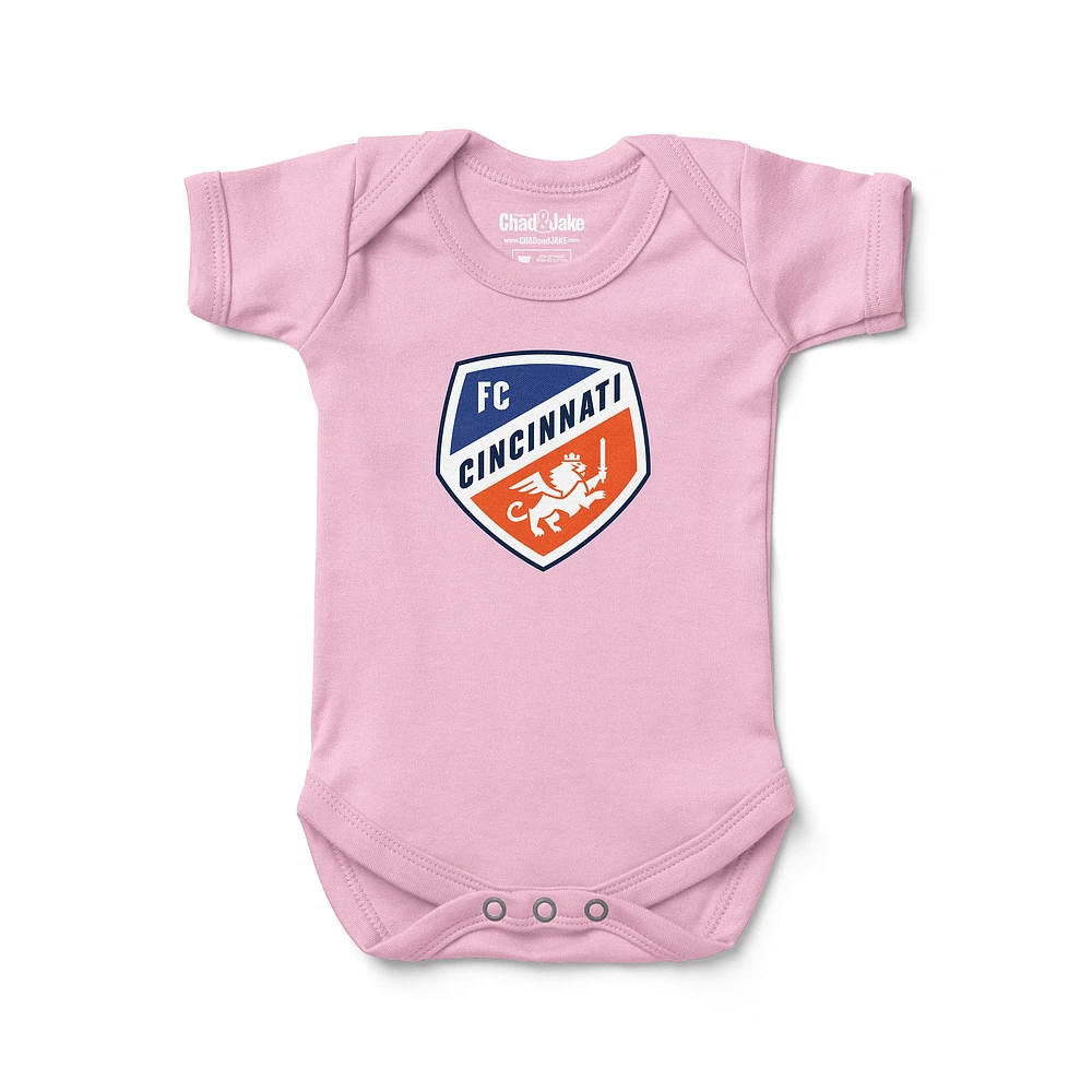 Infant Chad & Jake Pink FC Cincinnati Bodysuit