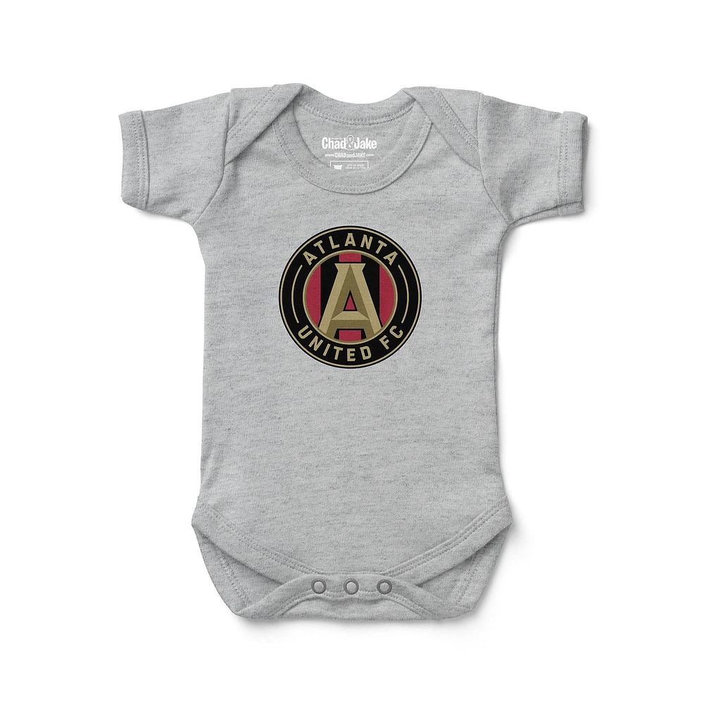Infant Chad & Jake Heather Gray Atlanta United FC Bodysuit