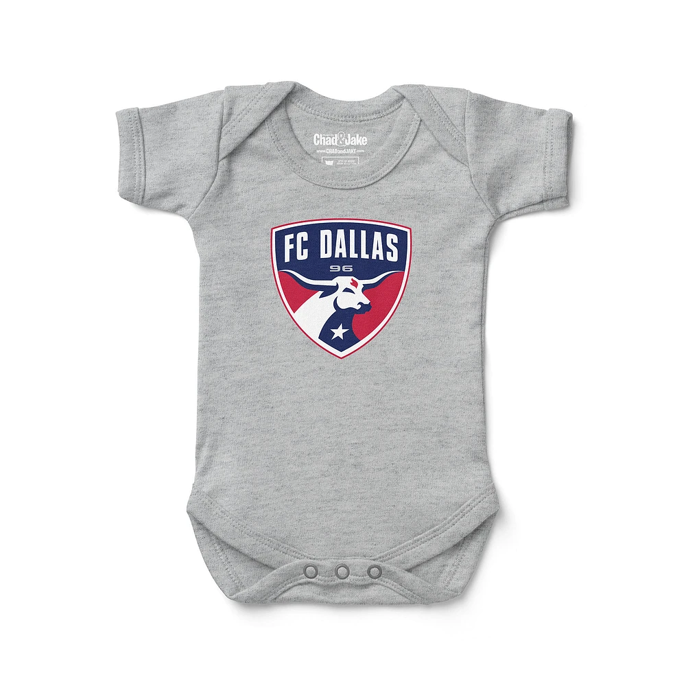 Infant Chad & Jake Heather Gray FC Dallas Bodysuit