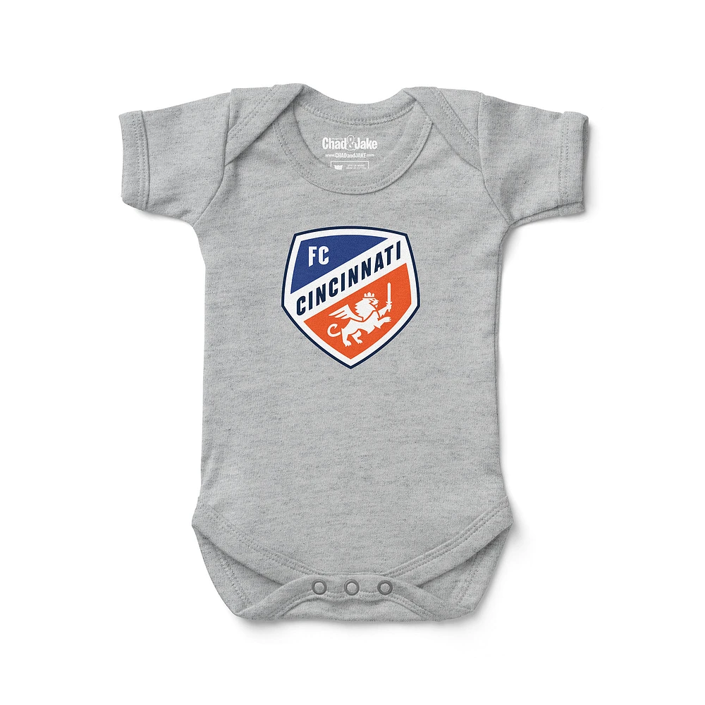Infant Chad & Jake Heather Gray FC Cincinnati Bodysuit