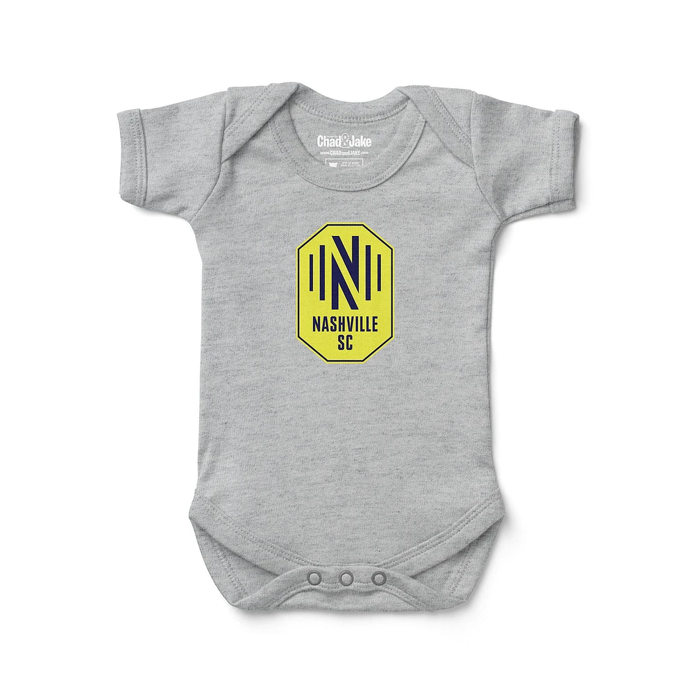 Infant Chad & Jake Heather Gray Nashville SC Bodysuit