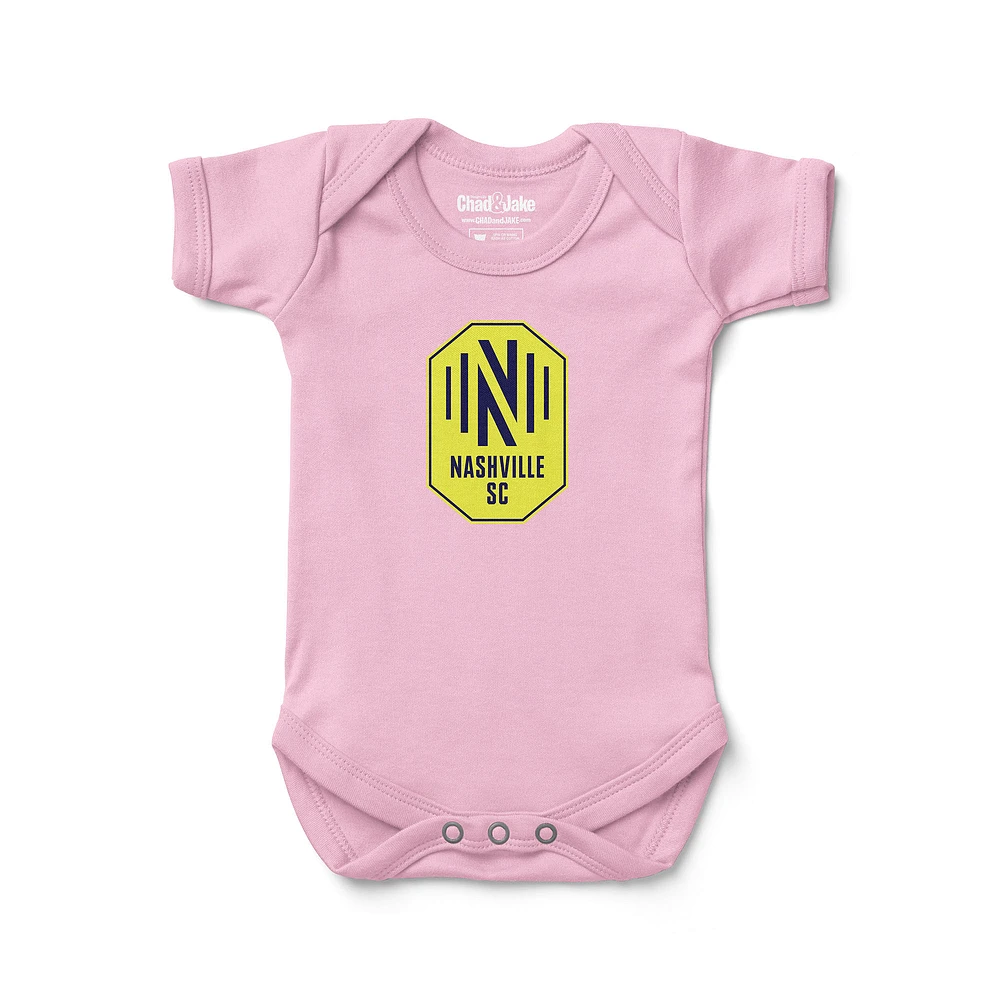 Infant Chad & Jake Pink Nashville SC Bodysuit