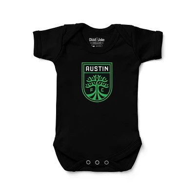 Infant Chad & Jake Black Austin FC Bodysuit