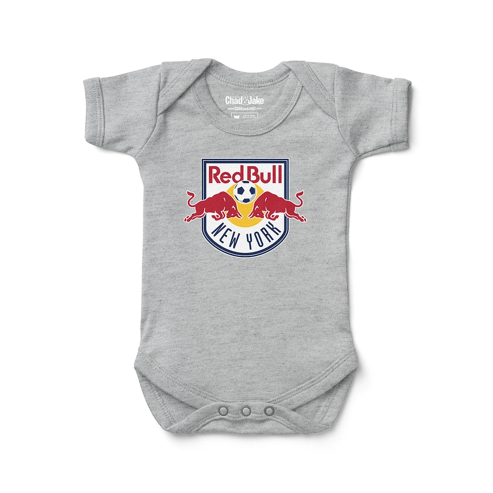 Infant Chad & Jake Heather Gray New York Red Bulls Bodysuit
