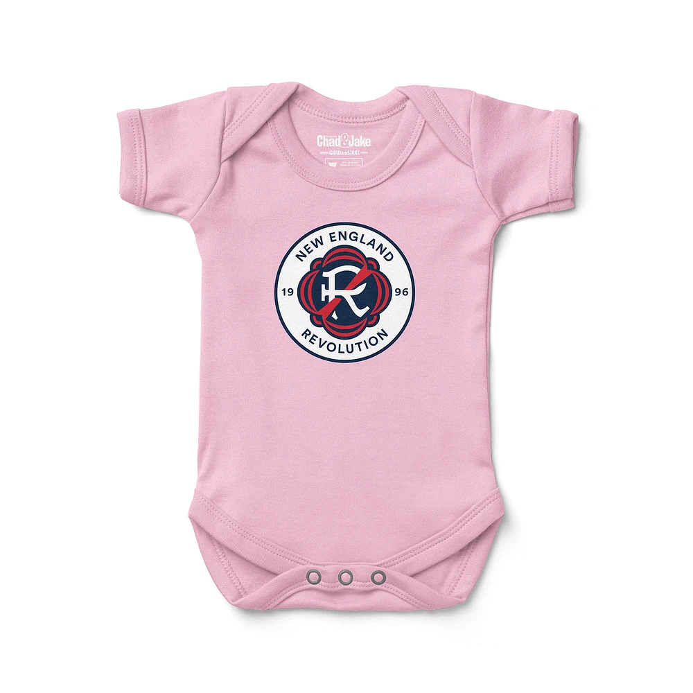 Infant Chad & Jake Pink New England Revolution Bodysuit