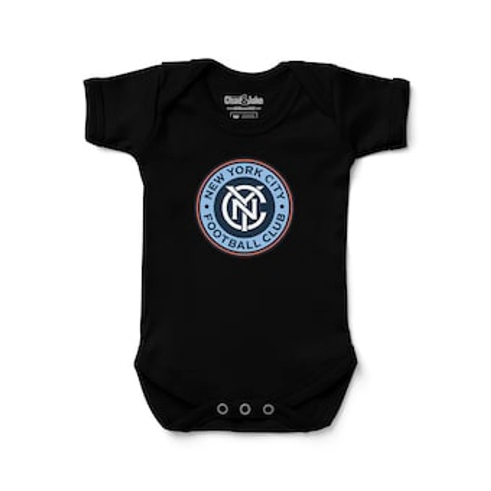Infant Chad & Jake Black New York City FC Bodysuit