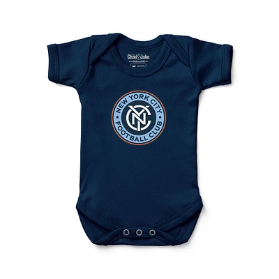 Infant Chad & Jake Navy New York City FC Bodysuit
